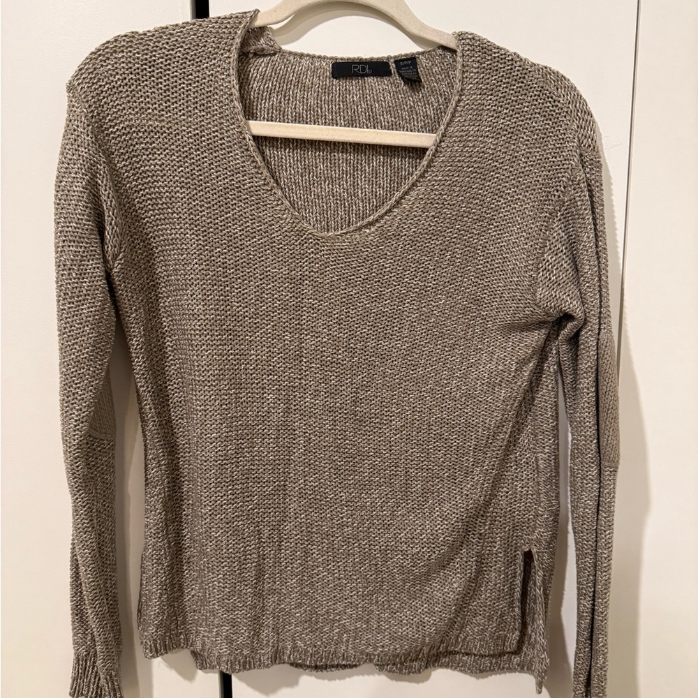 RDI Taupe Knit Sweater